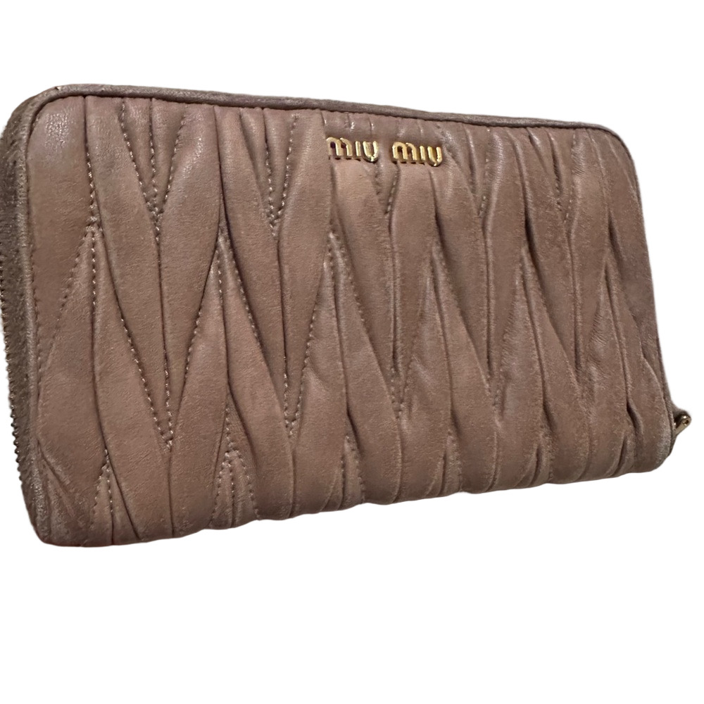 Miu Miu Brown Leather Wallet